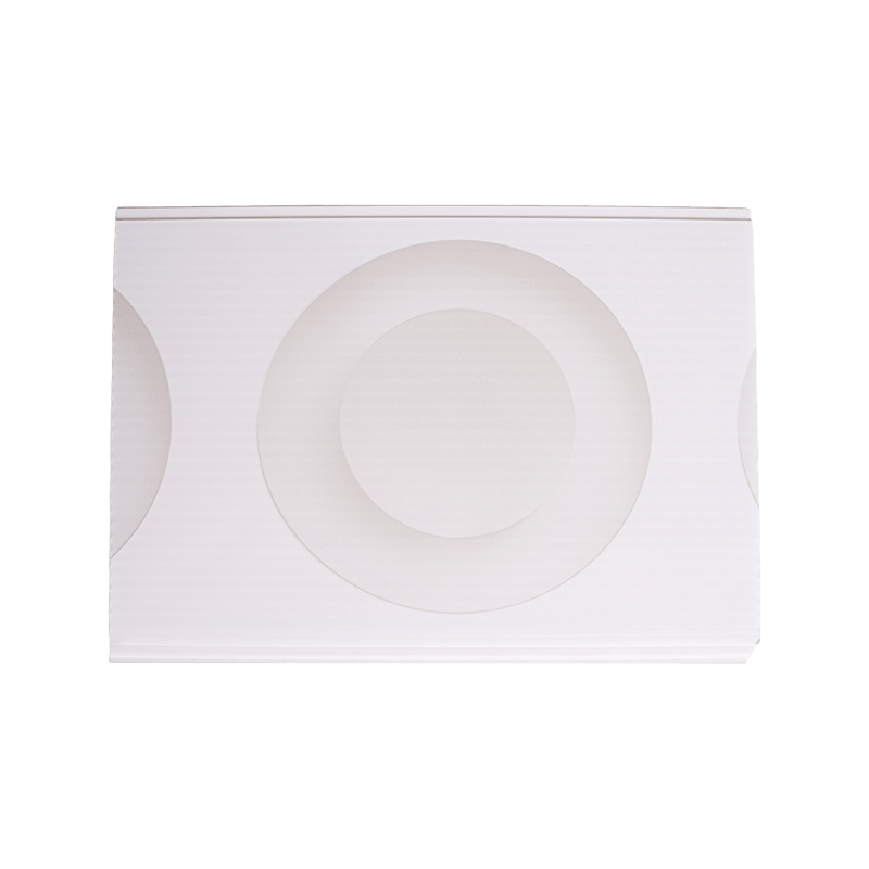 Panel plano de techo de PVC de 200*5 mm, falso techo de PVC moderno para salón/dormitorio