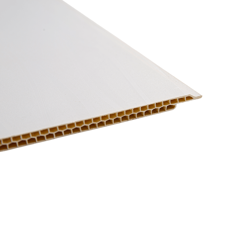 Revestimiento interno de PVC de 400*8 mm, láminas de revestimiento de baño - Costura en V
