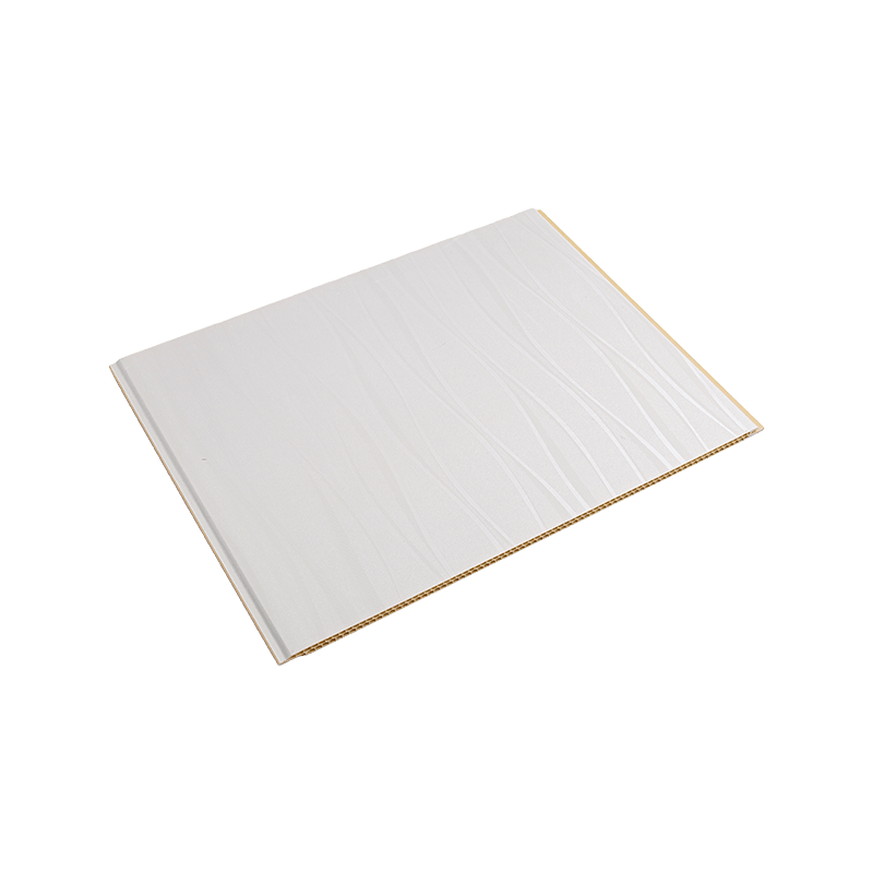 Revestimiento interno de PVC de 400*8 mm, láminas de revestimiento de baño - Costura en V