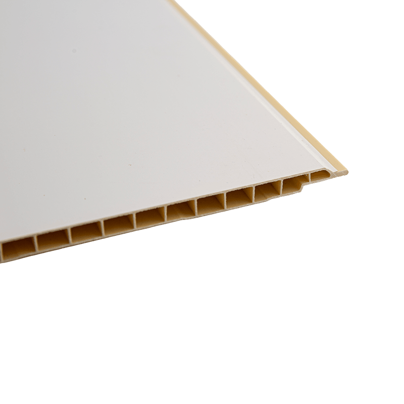 Paneles de revestimiento de pared de PVC de 400*9 mm, revestimiento con efecto madera de PVC - Costura en V