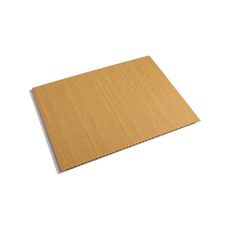 Paneles de revestimiento de pared de PVC de 400*9 mm, revestimiento con efecto madera de PVC - Costura en V