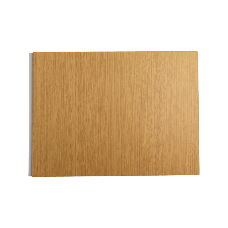 Paneles de revestimiento de pared de PVC de 400*9 mm, revestimiento con efecto madera de PVC - Costura en V
