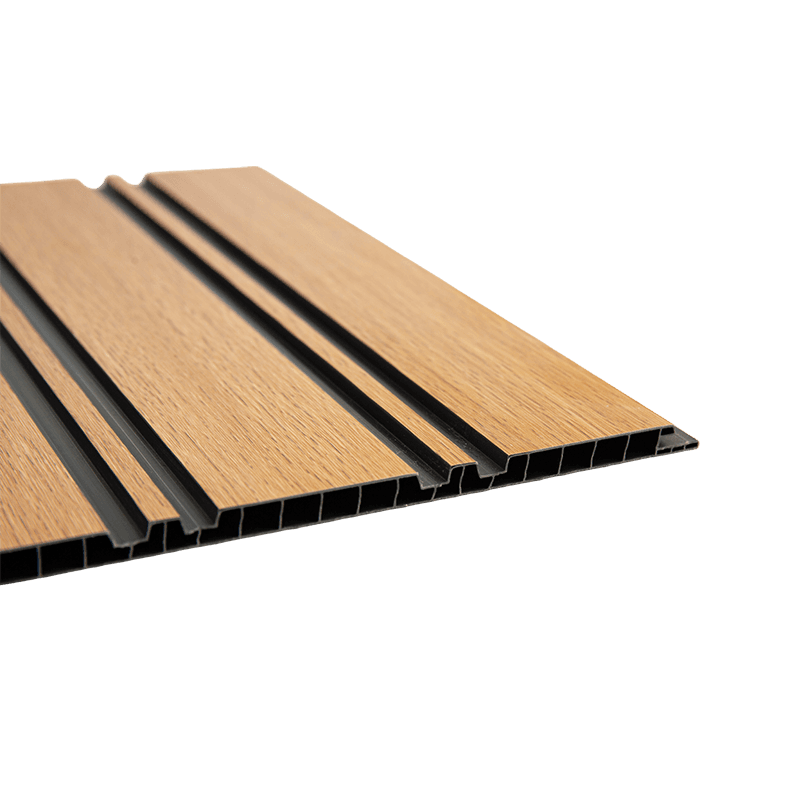 Hoja de panel de PVC de 300*8,5 mm para techo - Espacios negros