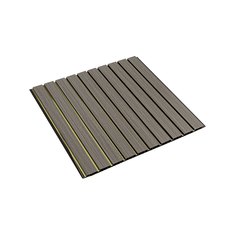 Hoja de panel de PVC de 300*10 mm para techo - Espacios negros