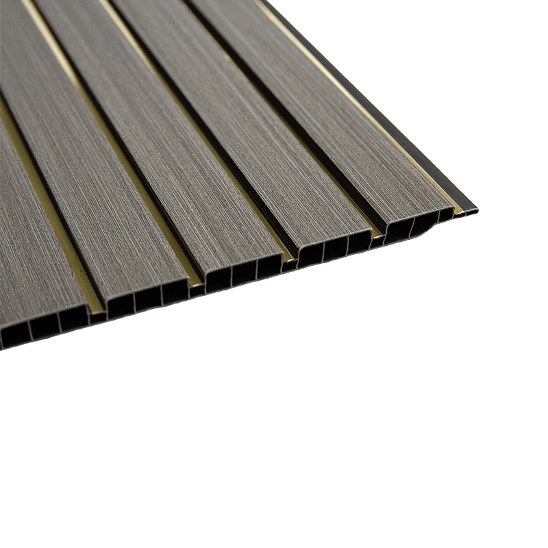 Hoja de panel de PVC de 300*10 mm para techo - Espacios negros Hoja de panel de PVC de 300*10 mm para techo - Espacios negros