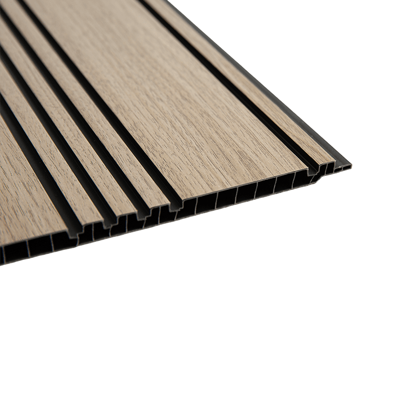 Hoja de panel de PVC de 300*9,5 mm para techo - Espacios negros