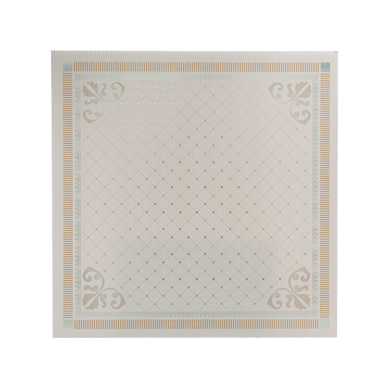 Panel de techo de PVC cuadrado de 603*603 mm, lámina de techo falsa de PVC