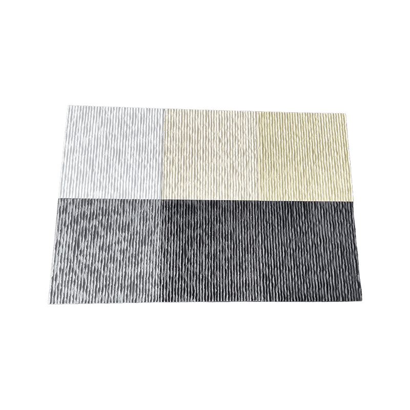 Revestimiento de arcilla flexible con textura de tela