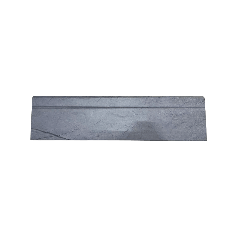 Rodapiés con estampado de piedra de 8 cm