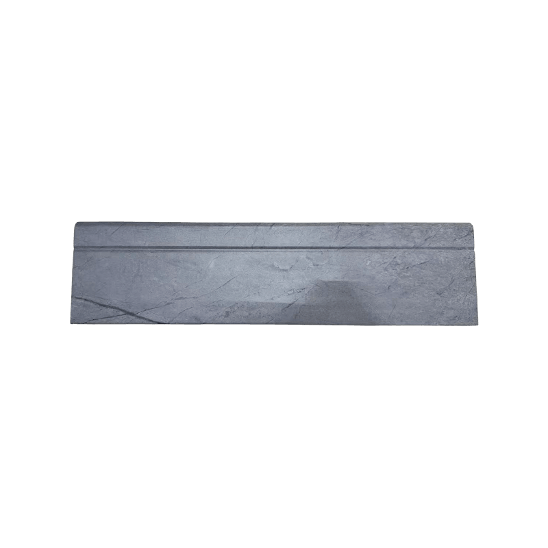 Rodapiés con estampado de piedra de 8 cm