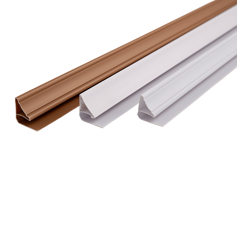 Altura 1,0 cm, 140 g/m Perfiles de molduras de rodapiés de PVC para acabado de bordes Altura 1,0 cm, 140 g/m Perfiles de molduras de rodapiés de PVC para acabado de bordes