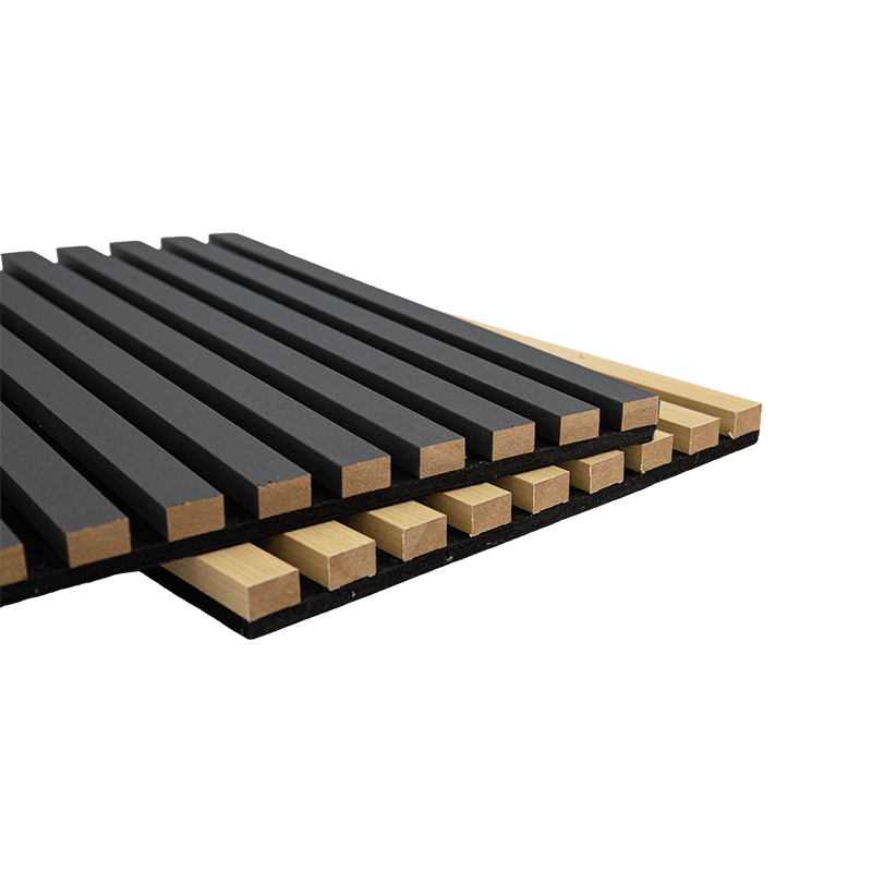 Panel absorbente de sonido de parrilla de barra recta - Patrón de mármol