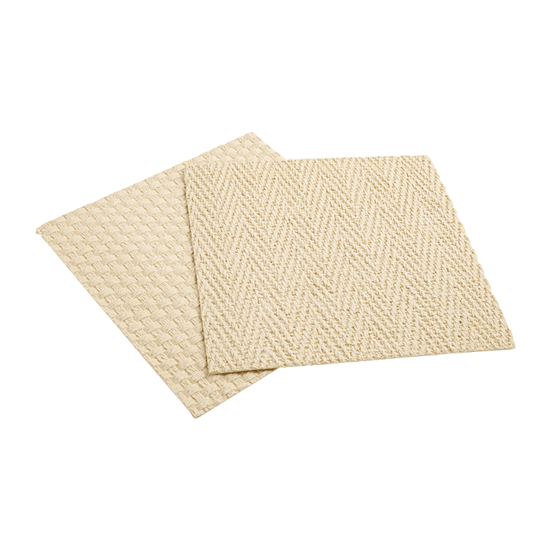 Revestimiento de arcilla flexible con textura de tela
