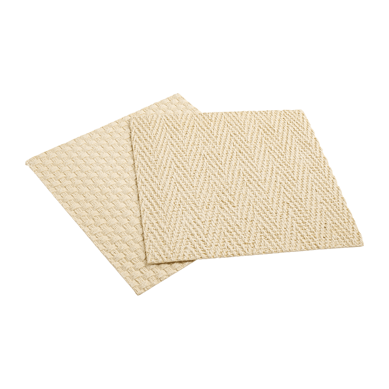 Revestimiento de arcilla flexible con textura de tela