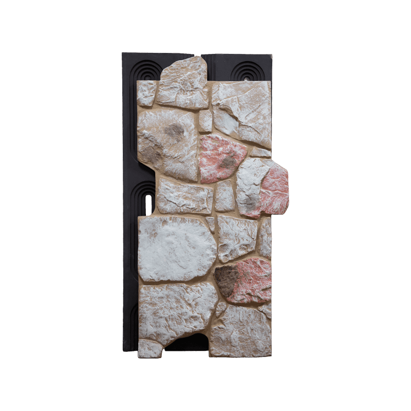 Panel de piedra PU con patrón de piedra negra espacial