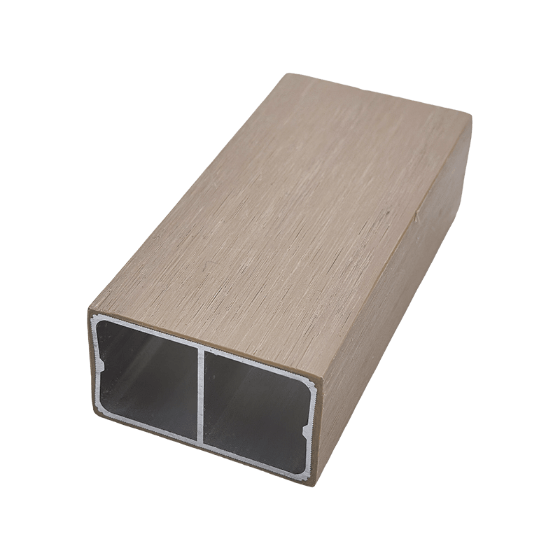 Tubo cuadrado de aluminio y plástico para exteriores de doble puerto de 30*50 mm