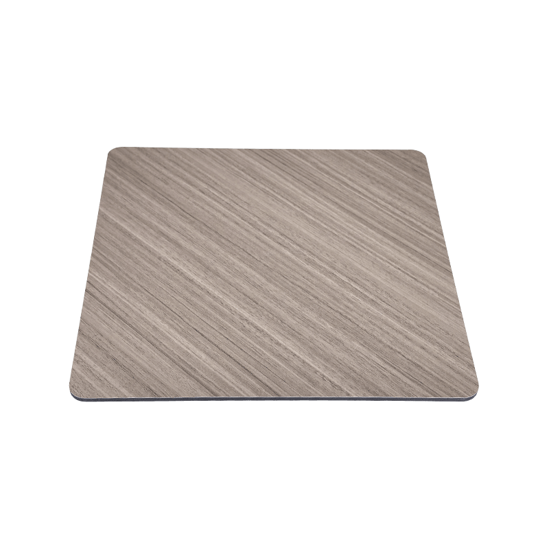 Tablero de cristal de carbono con grano de madera