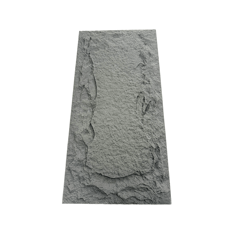 Panel de piedra PU con patrón de piedra negra espacial