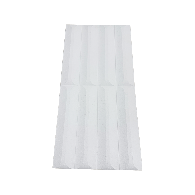 Panel de piedra PU moderno blanco