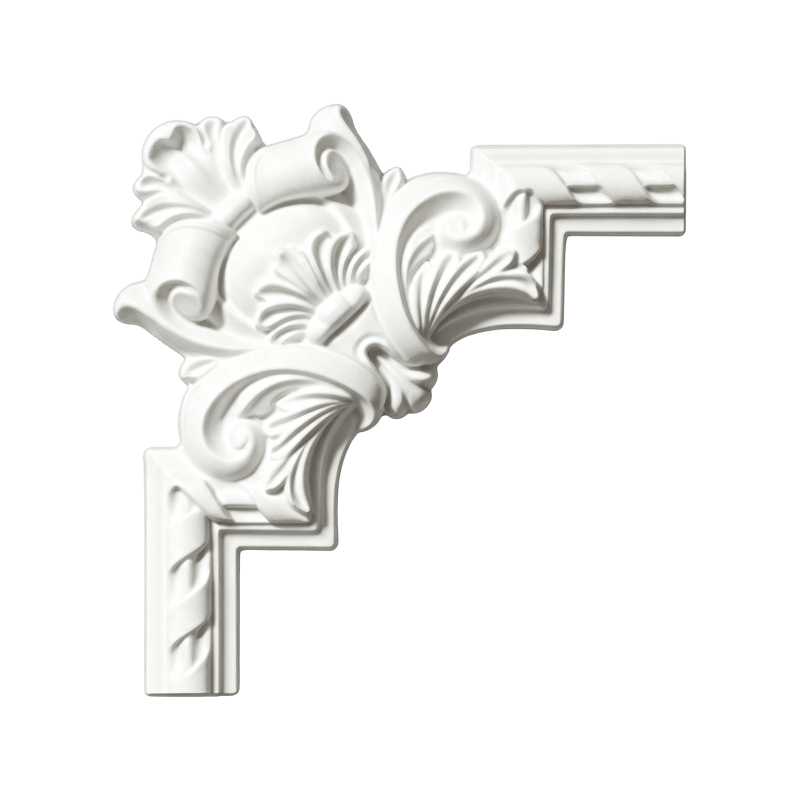 Decoraciones de esquinas de PU de 24*24 cm