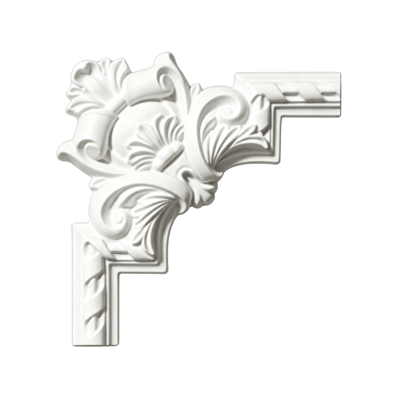 Decoraciones de esquinas de PU de 24*24 cm