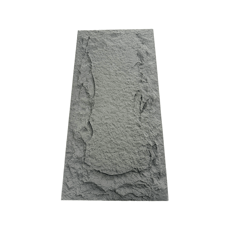 Panel de piedra PU con patrón de piedra negra espacial